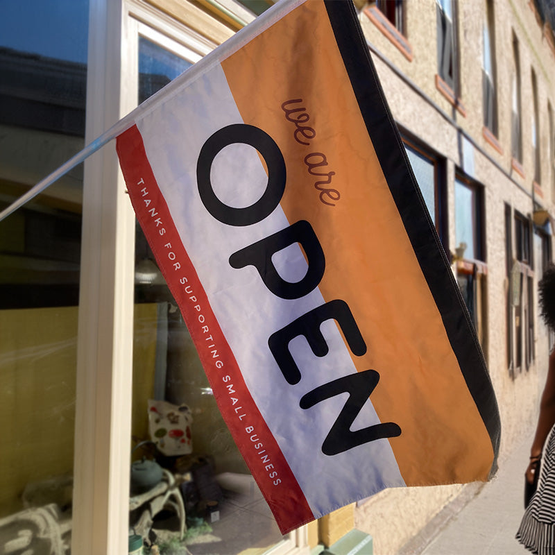 We are Open Flag