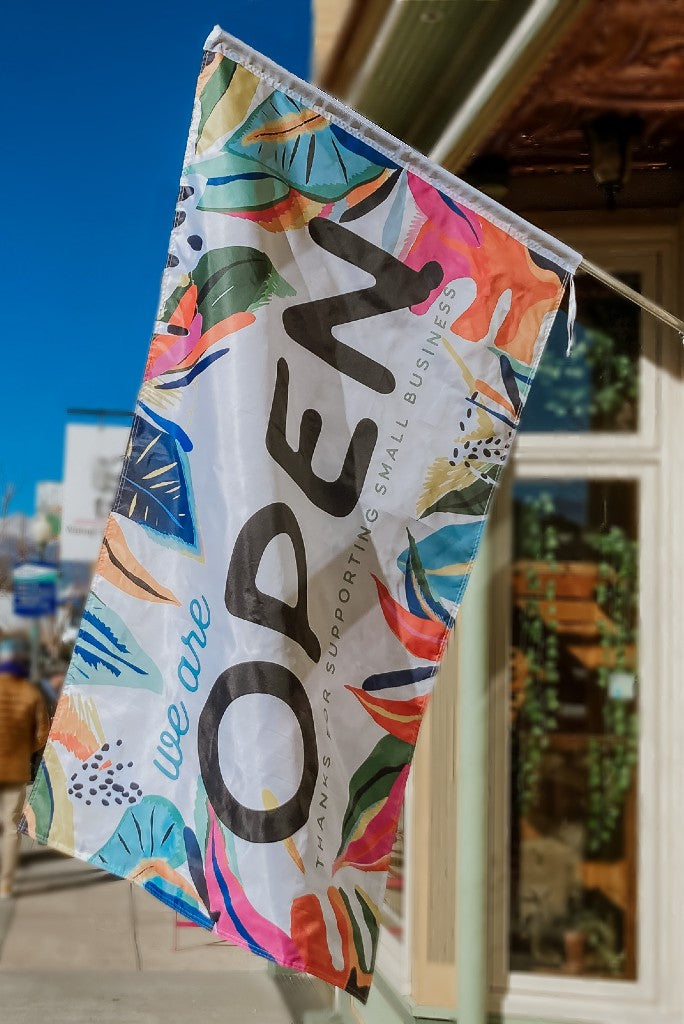 We are Open Flag for Small Business | Cool